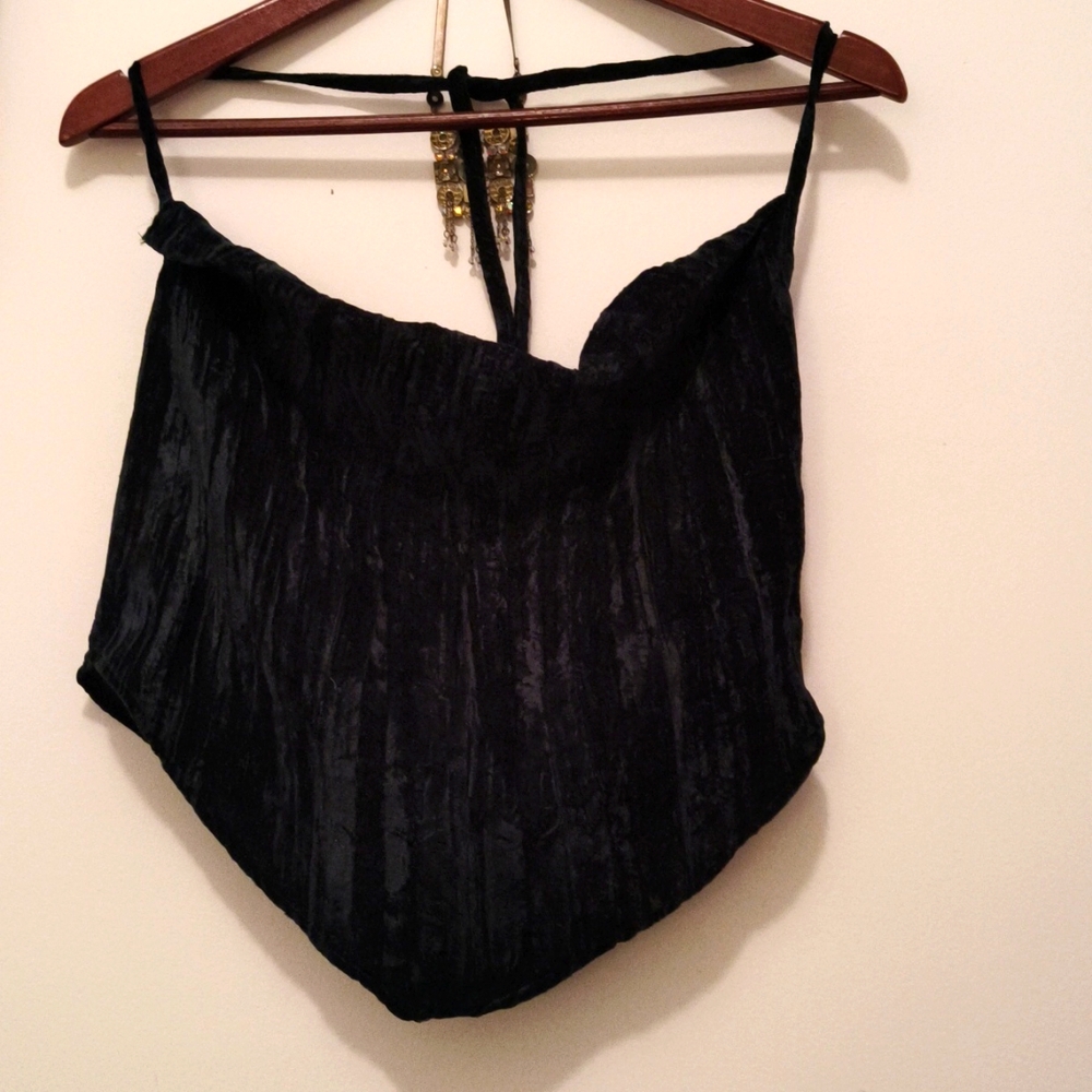 Green Velvet Cami